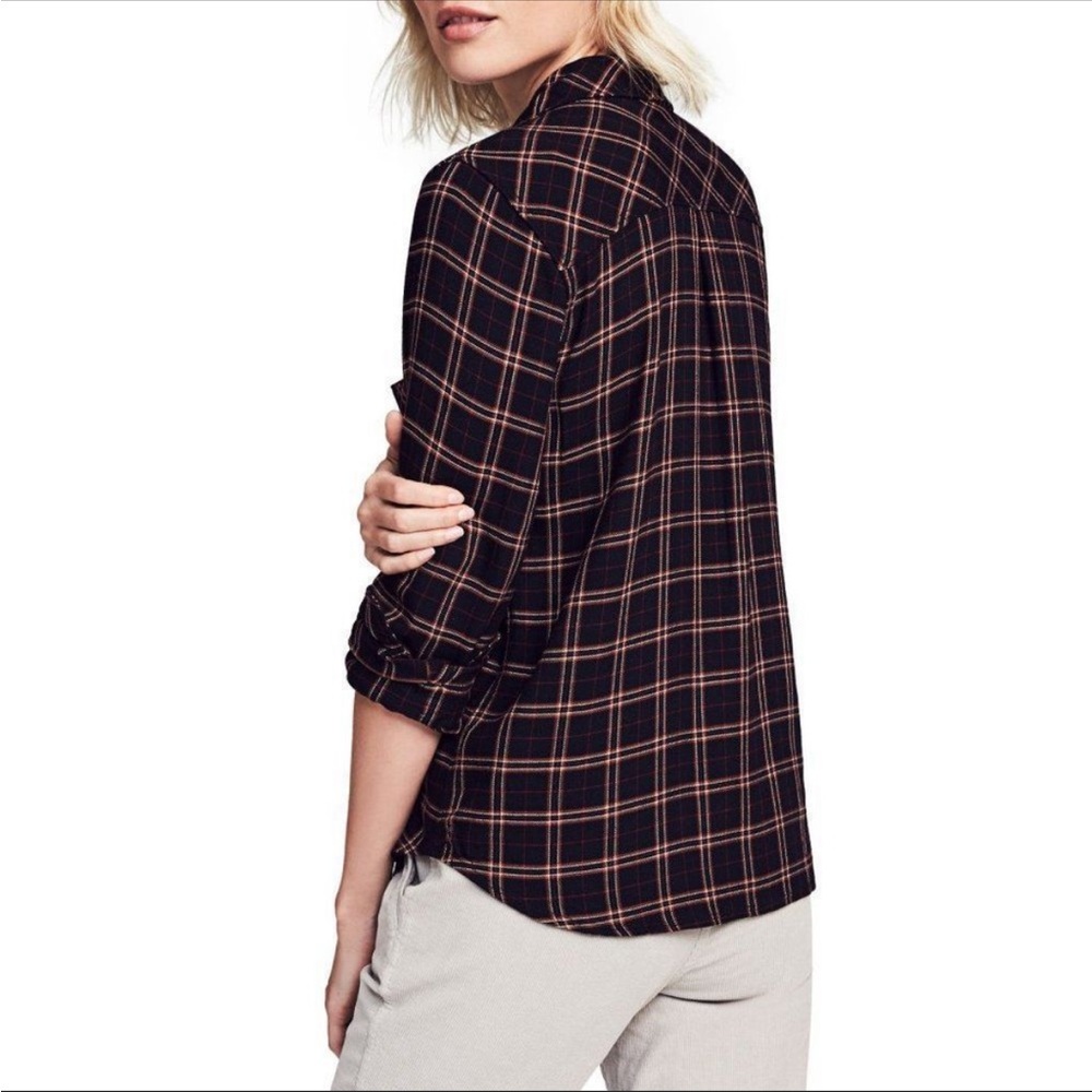 Faherty Plaid Button Down Small - image 2